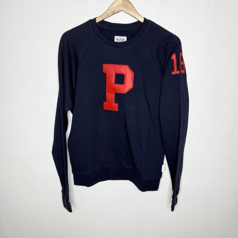New New Hillflint University Of Pennsylvania Blue Red 18 Sweatshirt Medium